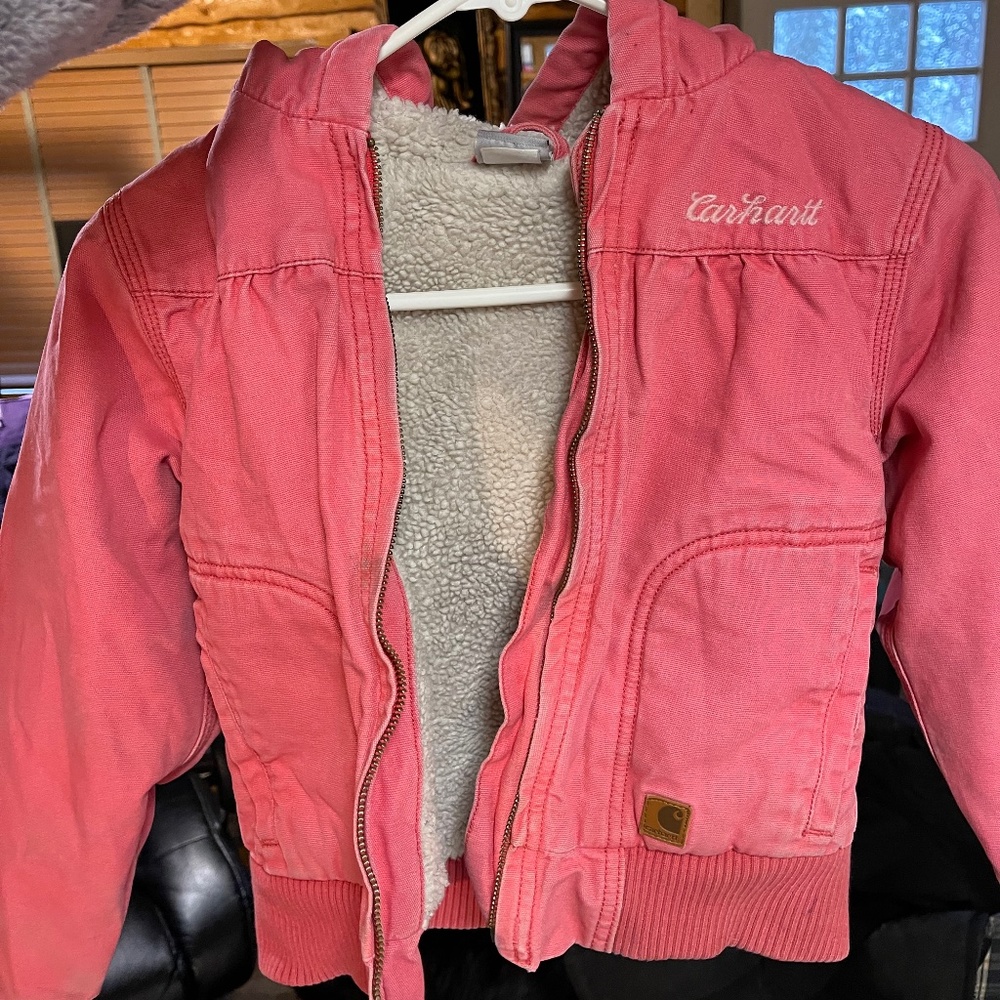 Carhartt girl sherpa lined jacket